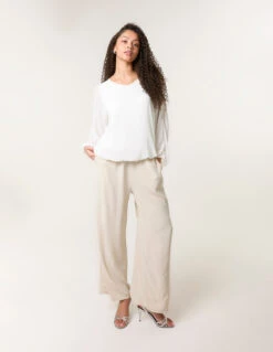 Sparkle Wide Leg Trousers(Stone Sparkle Wide Leg Trousers)