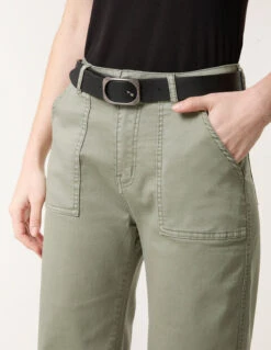 Wide Leg Pocket Trousers(Khaki Wide Leg Pocket Trousers) -Repertoire Fashion Store bv257227 khaki 41631
