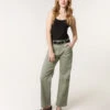 Wide Leg Pocket Trousers(Khaki Wide Leg Pocket Trousers)