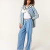 Side Stripe Trouser(Denim Side Stripe Trouser) 10 Side Stripe Trouser(Denim Side Stripe Trouser) -Repertoire Fashion Store bv257231 middenim 1271