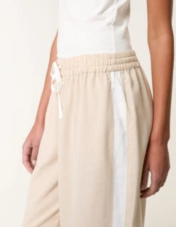 Side Stripe Trouser(Stone Side Stripe Trouser) -Repertoire Fashion Store bv257231 stone 1224