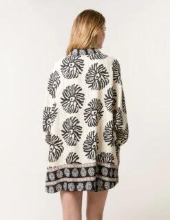 Abstract Oversized Shirt(Black Abstract Oversized Shirt) 6 Abstract Oversized Shirt(Black Abstract Oversized Shirt) -Repertoire Fashion Store bv257406 black 41857