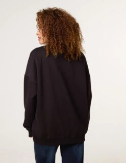 Rhinestone Lips Sweatshirt(Rhinestone Lips Sweatshirt) 7 Rhinestone Lips Sweatshirt(Rhinestone Lips Sweatshirt) -Repertoire Fashion Store bv258408 black 5029 46