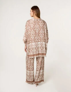 Printed Oversized Shirt(Oversized Shirt) 9 Printed Oversized Shirt(Oversized Shirt) -Repertoire Fashion Store bv258427 mocha 22498