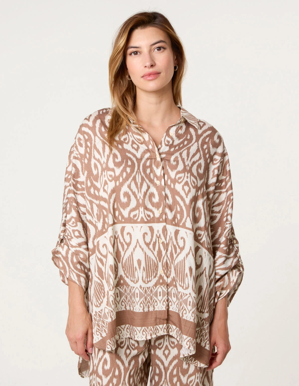 Printed Oversized Shirt(Oversized Shirt) 3 Printed Oversized Shirt(Oversized Shirt) - Image 3