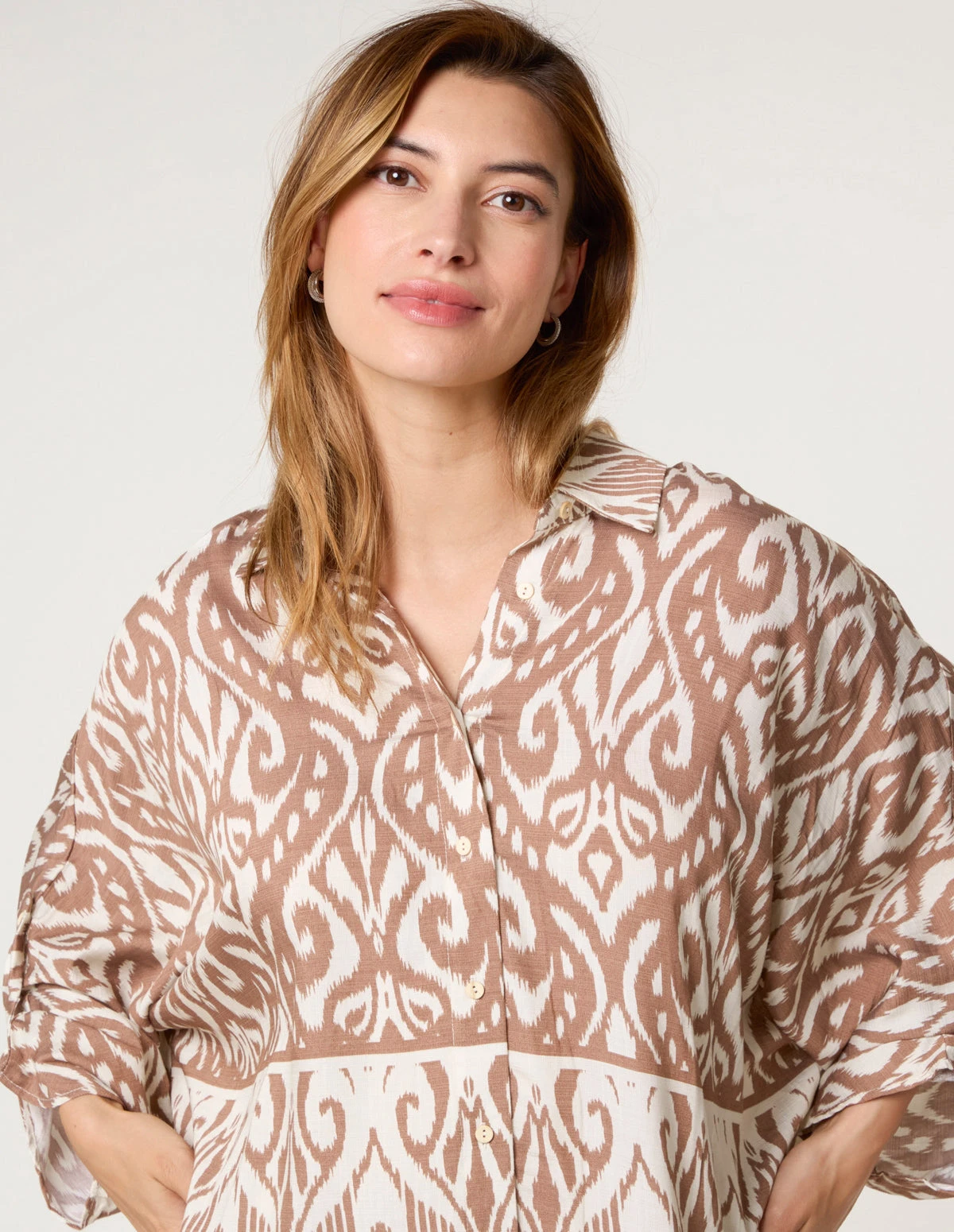 Printed Oversized Shirt(Oversized Shirt) 4 Printed Oversized Shirt(Oversized Shirt) - Image 4