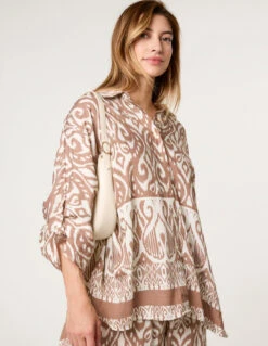 Printed Oversized Shirt(Oversized Shirt)