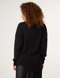 Christmas Sequin Elephant Jumper(Christmas Sequin Elephant Jumper) -Repertoire Fashion Store bv258561 black 3868