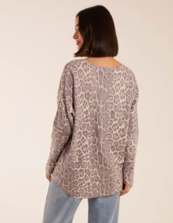 Leopard Print Jumper(Stone Leopard Print Jumper) -Repertoire Fashion Store bv2890 stone27270 242e414d 31f6 4392 a4cc 2ba27de188f8