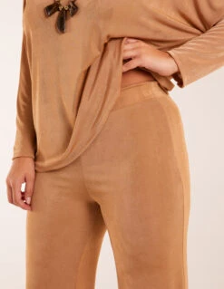 Acetate Trousers(Camel Acetate Trouser) -Repertoire Fashion Store bv3239it camel 21705