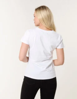 Woman Leopard Print Balloon Top(Woman Leopard Print Balloon Top) -Repertoire Fashion Store bv3536 white 54163