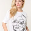 Abstract Girl Print T-Shirt(Abstract Girl Print T Shirt) 9 Abstract Girl Print T-Shirt(Abstract Girl Print T Shirt) -Repertoire Fashion Store bv3543 white 54707