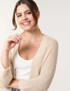 Pointelle Knit Cardigan(Pointelle Knit Cardigan) 6 Pointelle Knit Cardigan(Pointelle Knit Cardigan) -Repertoire Fashion Store bv4816 beige 63333