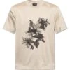 Emporio Armani Mens Floral Print T-Shirt Beige -Repertoire Fashion Store emporio armani mens floral print t shirt beige p46146 310435 image