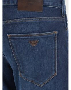 Emporio Armani Mens J06 Bronze Eagle Slim Fit Jean Dark Whisker -Repertoire Fashion Store emporio armani mens j06 bronze eagle slim fit jean dark whisker p45508 298250 image