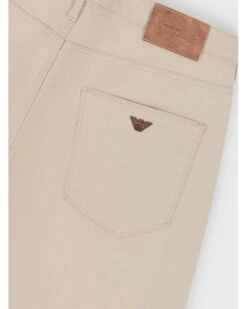 Emporio Armani Mens J06 Slim Fit Stretch Gabardine Jeans Beige -Repertoire Fashion Store emporio armani mens j06 slim fit stretch gabardine jeans beige p46139 310510 image