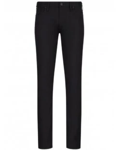 Emporio Armani Mens J06 Tonal Bull Jeans Black