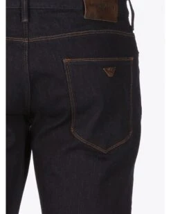 Emporio Armani Mens J06 Washed Slim Fit Bronze Rinse Jeans Dark Navy -Repertoire Fashion Store emporio armani mens j06 washed slim fit bronze rinse jeans dark navy p44579 283503 image