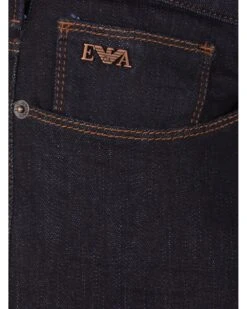 Emporio Armani Mens J06 Washed Slim Fit Bronze Rinse Jeans Dark Navy -Repertoire Fashion Store emporio armani mens j06 washed slim fit bronze rinse jeans dark navy p44579 283513 image