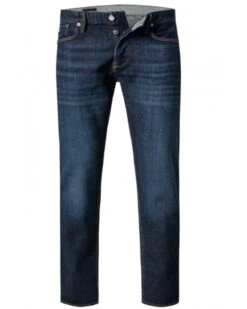 Emporio Armani Mens J75 Bronze Stitch Slim Jeans Dark Whisker