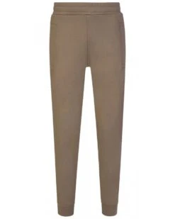 Emporio Armani Mens Modal Blend Jersey Fleece Sweatpants, Beige Joggers