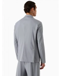 Emporio Armani Mens Travel Essentials Blazer Jack Light Grey -Repertoire Fashion Store emporio armani mens travel essentials blazer jack light grey p44598 283789 image