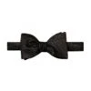 Eton Shirts Mens Glitter Bow Tie Black