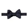 Eton Shirts Mens Navy Blue Ready-Tied Silk Paisley Bow Tie