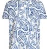 Etro Mens Cube Logo Paisley T-Shirt White -Repertoire Fashion Store etro mens cube logo paisley t shirt white p45037 289955 image