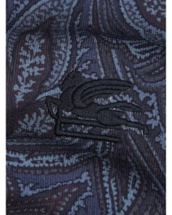 Etro Mens Tonal Paisley Print Hoodie Navy -Repertoire Fashion Store etro mens tonal paisley print hoodie navy p44728 282876 image