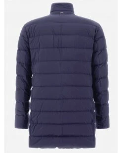 Herno Mens Il Cappato Down Coat Jacket Navy Blue -Repertoire Fashion Store herno mens il cappato down coat jacket navy blue p46710 320112 image
