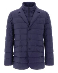 Herno Mens La Giacca Blazer Style Jacket New Blue