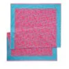 Jacob Cohen Large Monogram Beach Towel Turquoise/Fuchsia -Repertoire Fashion Store jacob cohen large monogram beach towel turquoise fuchsia p40621 235494 image
