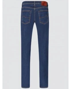 Jacob Cohen Mens Bard Slim Fit Patch Jeans Mid Clean Wash -Repertoire Fashion Store jacob cohen mens bard slim fit patch jeans mid clean wash p45540 298160 image