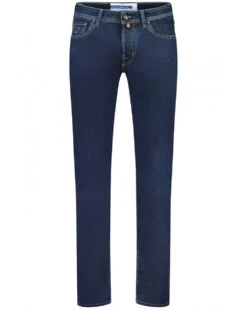 Jacob Cohen Mens Bard Slim Fit Pony Patch Jeans Dark Rinse