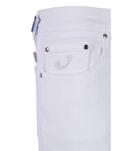 Jacob Cohen Mens Bard Slim Jean Classic White -Repertoire Fashion Store jacob cohen mens bard slim jean classic white p44555 281992 image
