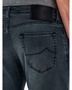 Jacob Cohen Mens Bard Suede Patch Jeans Slate Grey 7 Jacob Cohen Mens Bard Suede Patch Jeans Slate Grey -Repertoire Fashion Store jacob cohen mens bard suede patch jeans slate grey p45542 298214 image