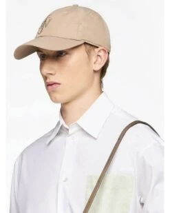 JW Anderson Mens Anchor Logo Baseball Cap Taupe Beige 7 JW Anderson Mens Anchor Logo Baseball Cap Taupe Beige -Repertoire Fashion Store jw anderson mens anchor logo baseball cap taupe beige p46104 302750 image