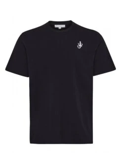 JW Anderson Mens Anchor Logo T-Shirt Black