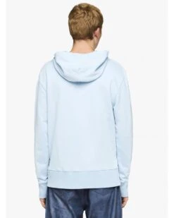 JW Anderson Mens Embroidered Logo Hoodie Pale Blue -Repertoire Fashion Store jw anderson mens embroidered logo hoodie pale blue p46086 302652 image