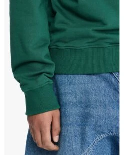 JW Anderson Mens Embroidered Logo Sweatshirt Dark Green -Repertoire Fashion Store jw anderson mens embroidered logo sweatshirt dark green p46745 319097 image