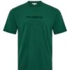 JW Anderson Mens Embroidery Logo T-Shirt Dark Green -Repertoire Fashion Store jw anderson mens embroidery logo t shirt dark green p46740 319026 image