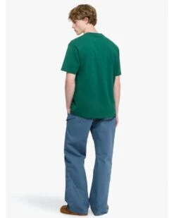 JW Anderson Mens Embroidery Logo T-Shirt Dark Green -Repertoire Fashion Store jw anderson mens embroidery logo t shirt dark green p46740 319038 image