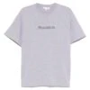 JW Anderson Mens Embroidery Logo T-Shirt Melange Grey -Repertoire Fashion Store jw anderson mens embroidery logo t shirt melange grey p46085 302624 image