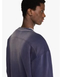 JW Anderson Mens Faded Dye Sweatshirt Navy -Repertoire Fashion Store jw anderson mens faded dye sweatshirt navy p46110 311420 image