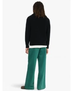 JW Anderson Mens Half Zip Sweater Jumper Black -Repertoire Fashion Store jw anderson mens half zip sweater jumper black p46749 319167 image