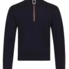 JW Anderson Mens Half Zip Sweatshirt Black -Repertoire Fashion Store jw anderson mens half zip sweatshirt black p46089 304531 image