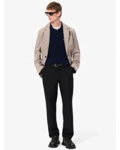 Lacoste Mens Croc Belt & Wallet Gift Set Black -Repertoire Fashion Store lacoste mens croc belt wallet gift set black p46959 319790 image