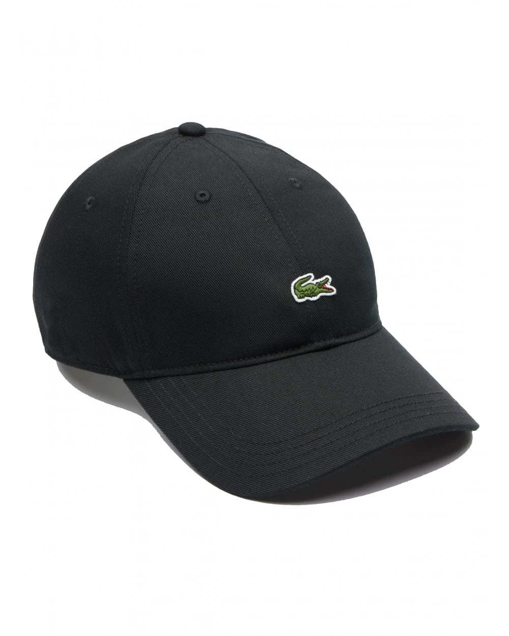 Lacoste Mens Crocodile Logo Cap Black 1 Lacoste Mens Crocodile Logo Cap Black