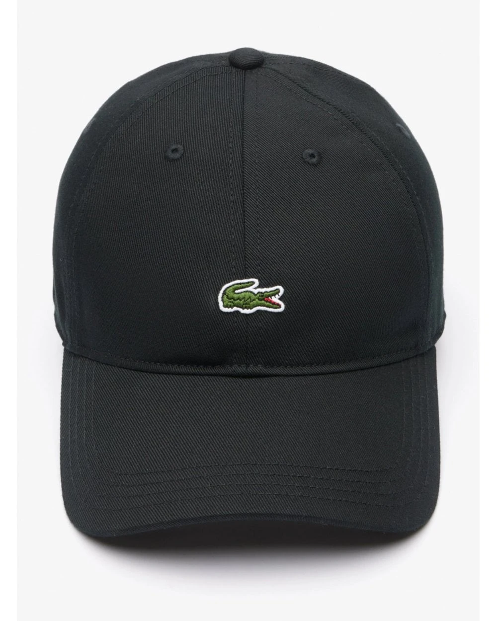 Lacoste Mens Crocodile Logo Cap Black 2 Lacoste Mens Crocodile Logo Cap Black - Image 2